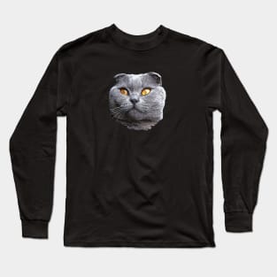 Scottish Fold Blue Beauty Long Sleeve T-Shirt